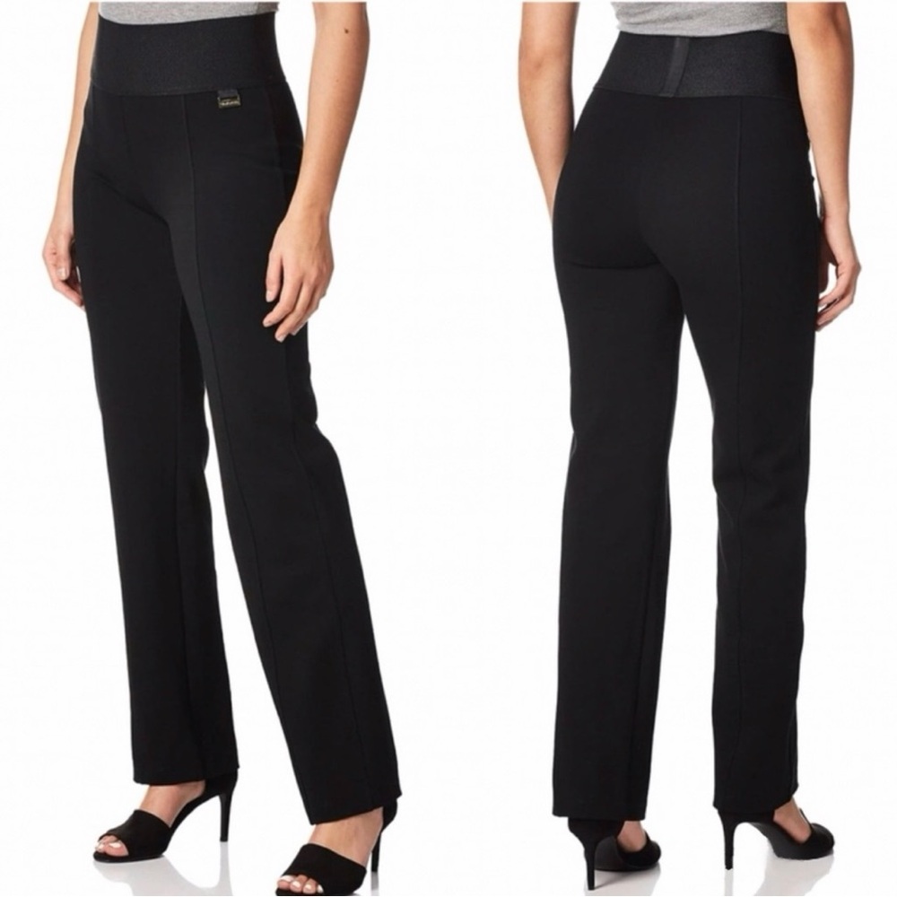 Calvin Klein Women's Black Open-Front Blazer and High Waist Trouser Pant Suit Se - Picture 2 of 4